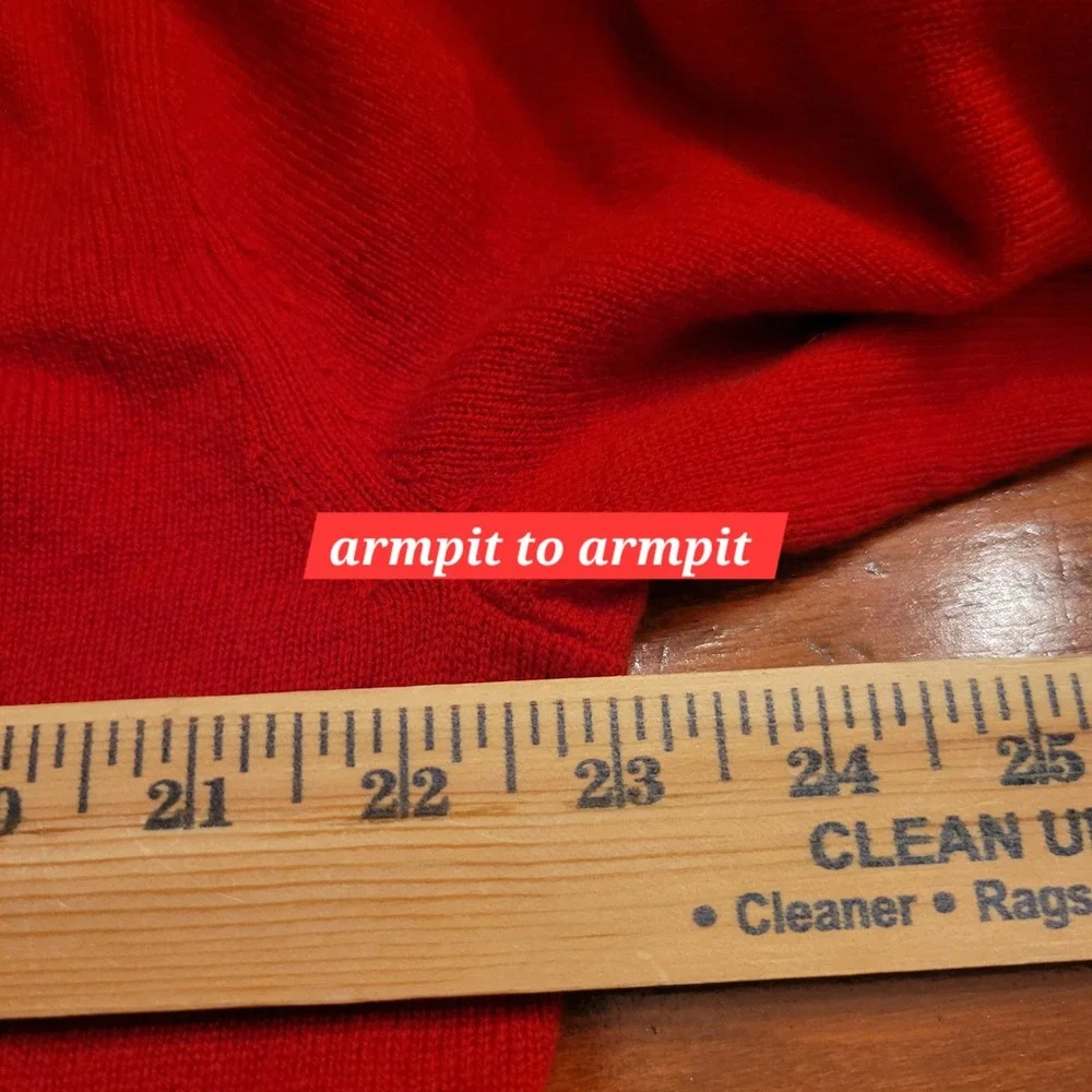 J.Crew Cashmere Sweater‎ Womens Small Red NEW Crewneck CB905 Luxury Knit